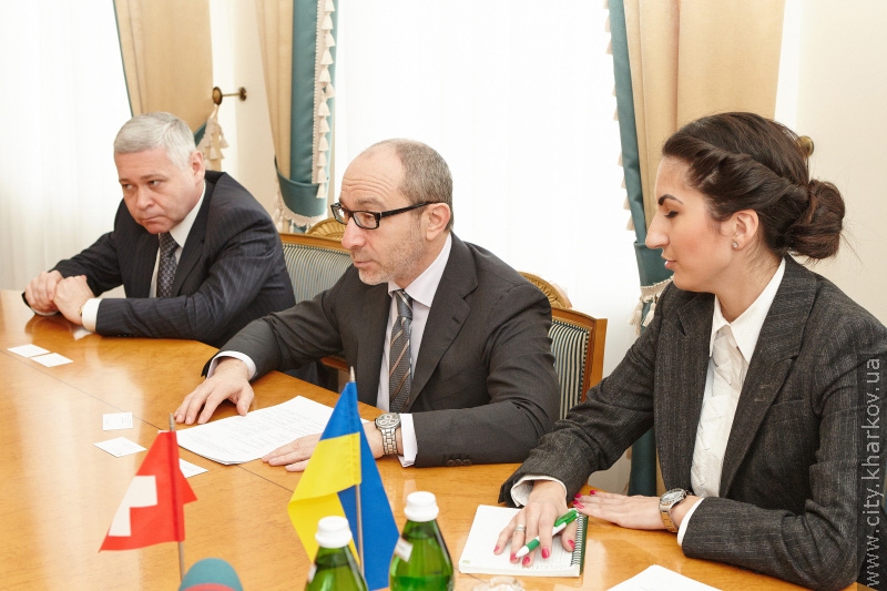 Геннадій Кернес зустрівся зі швейцарською делегацією
