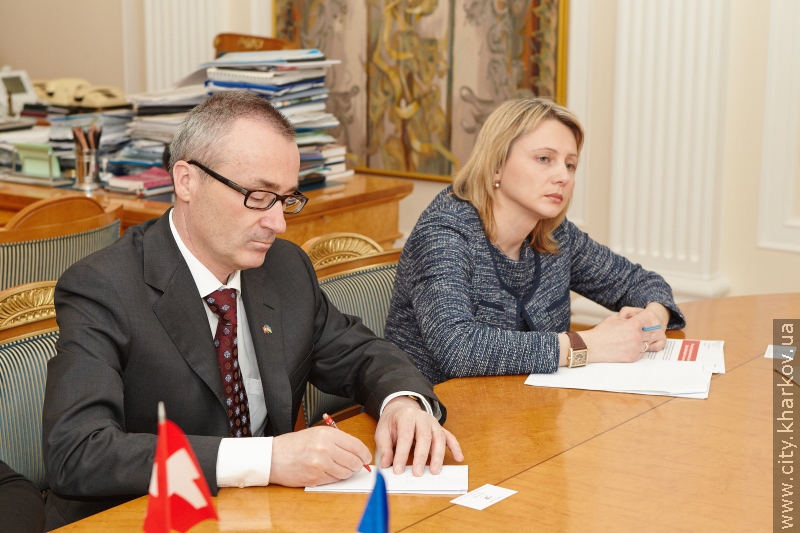Геннадій Кернес зустрівся зі швейцарською делегацією