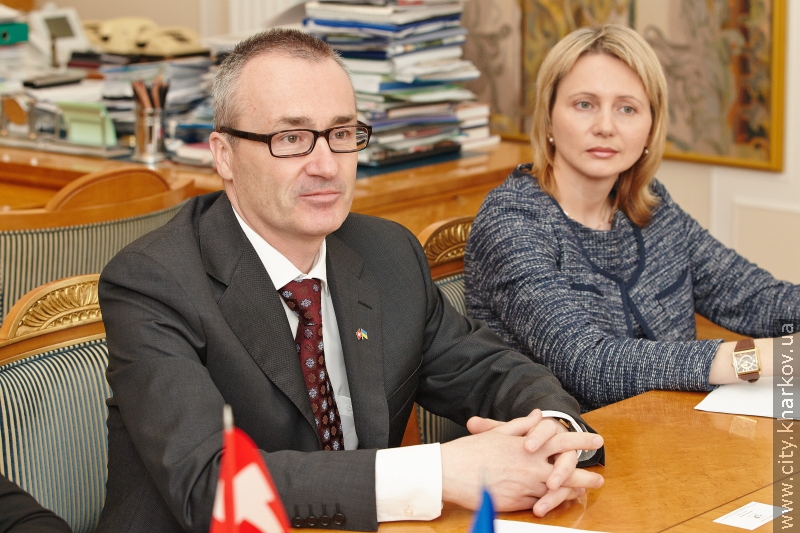 Геннадій Кернес зустрівся зі швейцарською делегацією