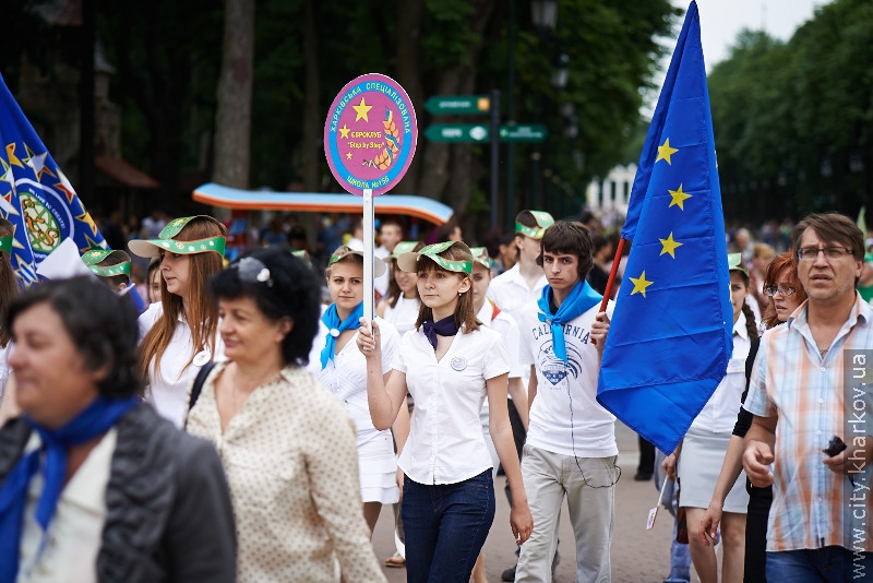 У парку Горького відкрили «Європейське містечко»