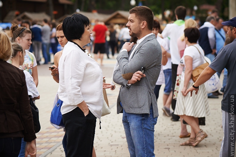 У парку Горького відкрили «Європейське містечко»