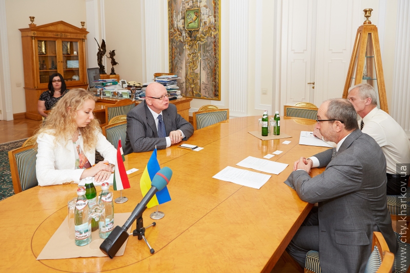 Геннадій Кернес зустрівся з послом Угорщини Міхалем Баєром