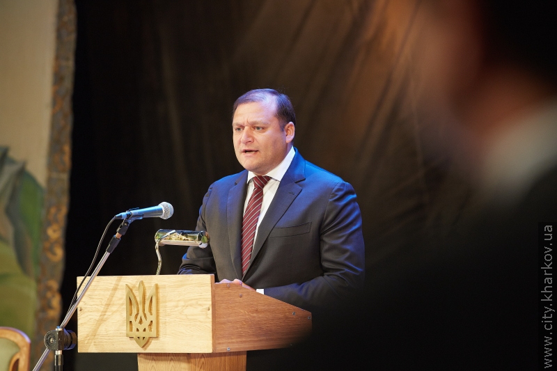 Митрополит Володимир нагородив Геннадія Кернеса орденом Андрія Первозванного