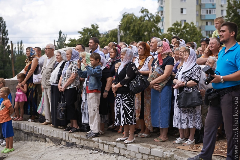 На Салтівці відкрили пам'ятник князю Володимиру