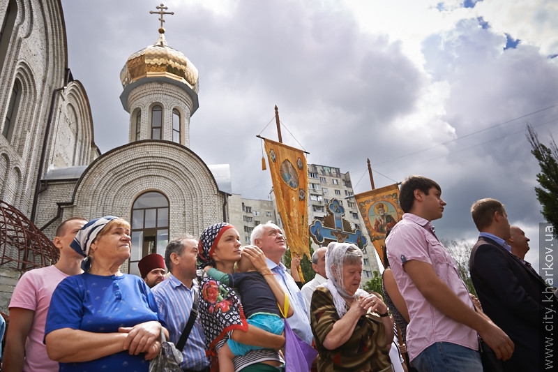 На Салтівці відкрили пам'ятник князю Володимиру