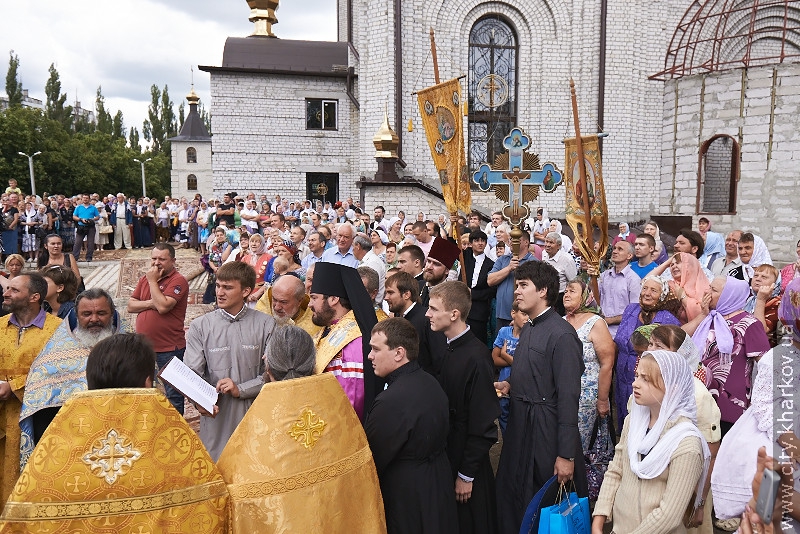 На Салтівці відкрили пам'ятник князю Володимиру