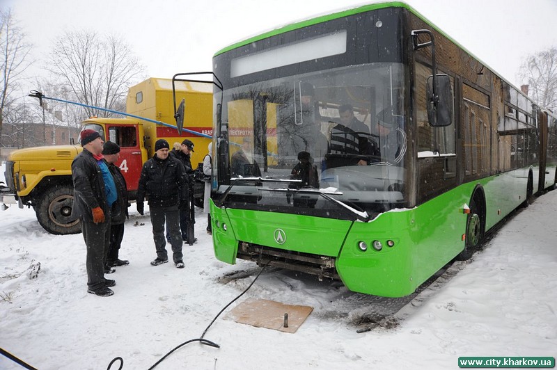 До Харкова прибула перша партія нових львівських тролейбусів