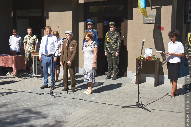 У Дзержинському районі відкрили дві меморіальні дошки Героям Радянського Союзу