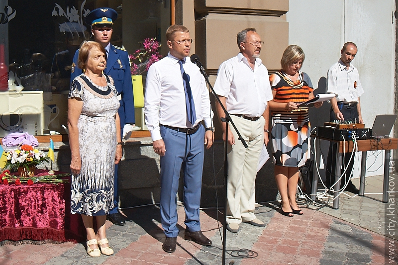 У Дзержинському районі відкрили дві меморіальні дошки Героям Радянського Союзу