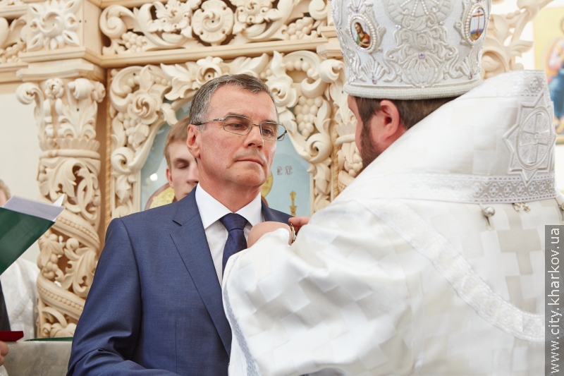 На Салтівці освячено храм Преображення Господнього