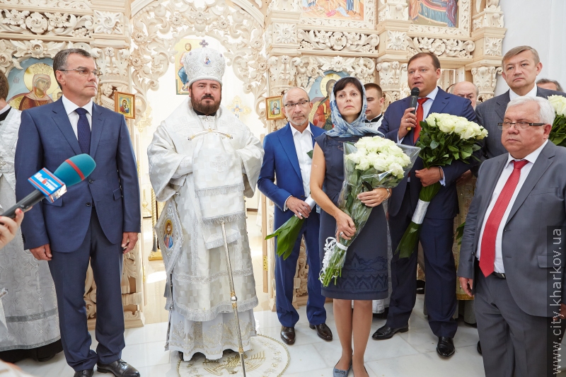 На Салтівці освячено храм Преображення Господнього