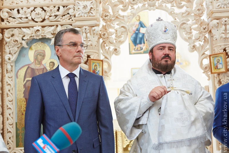На Салтівці освячено храм Преображення Господнього