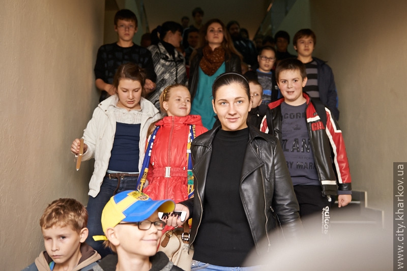 Вихованці гімназії імені Короленка відвідали «Металіст»