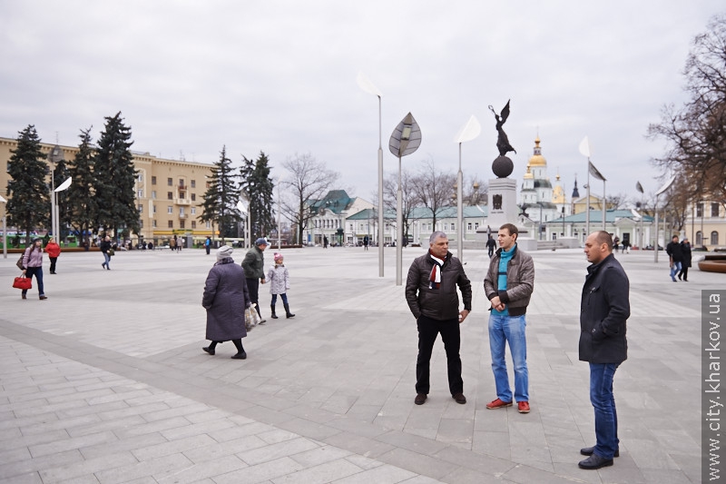 Грузинська делегація побувала в парку Горького і Благовіщенському соборі