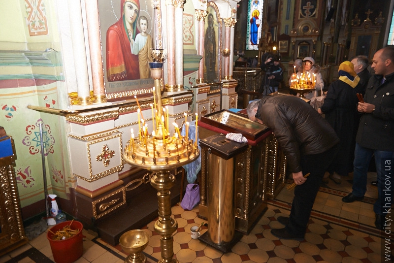 Грузинська делегація побувала в парку Горького і Благовіщенському соборі
