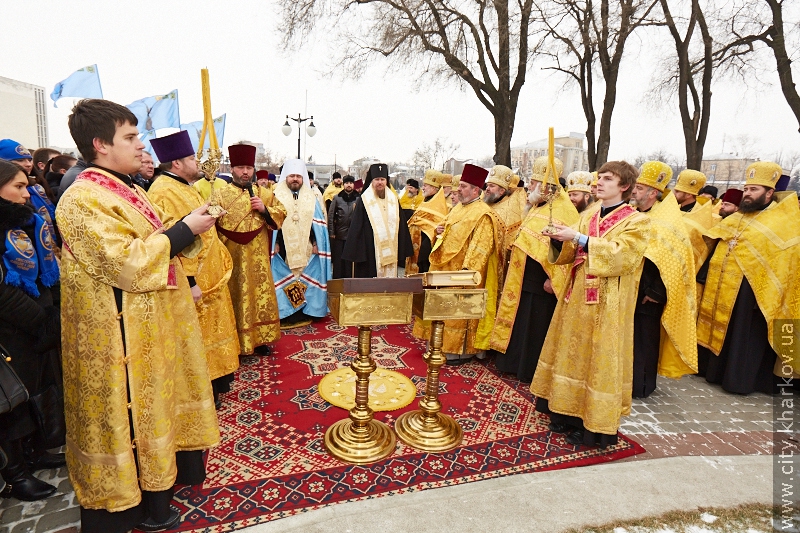 У Харкові провели молебень на честь року, що минає
