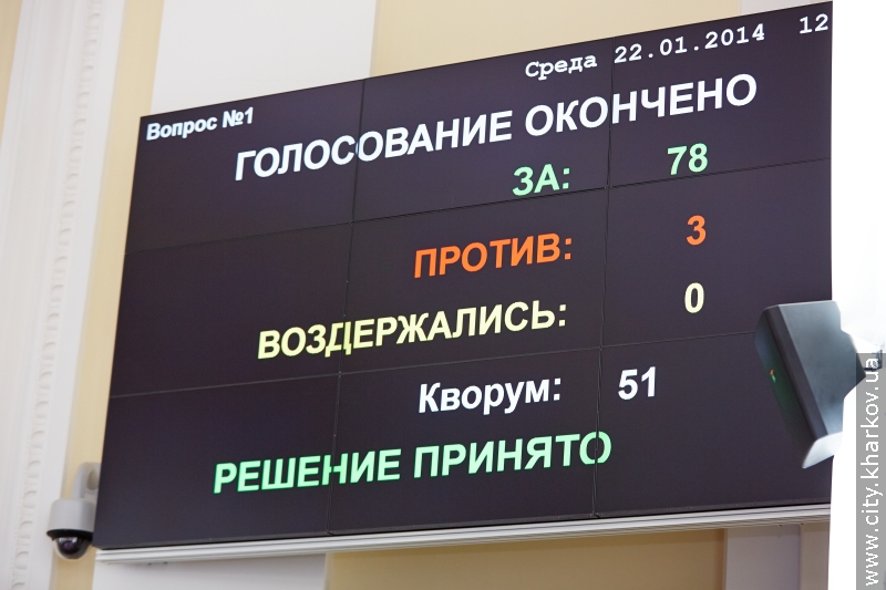 Харківська міськрада ухвалила звернення до Верховної Ради про недопущення дестабілізації в країні