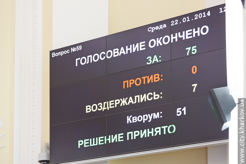 Харківська міськрада ухвалила звернення до Верховної Ради про недопущення дестабілізації в країні