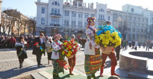 У Харкові відзначили 200-ту річницю з дня народження Тараса Шевченка