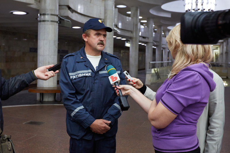У метрополітені відбулися навчання по знешкодженню невідомого предмета