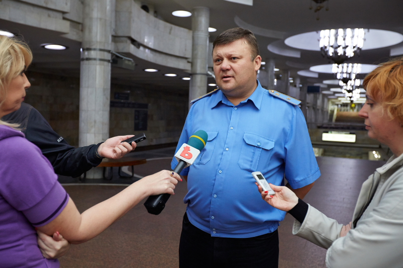 У метрополітені відбулися навчання по знешкодженню невідомого предмета