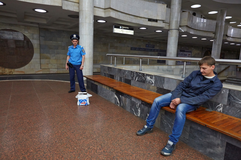 У метрополітені відбулися навчання по знешкодженню невідомого предмета