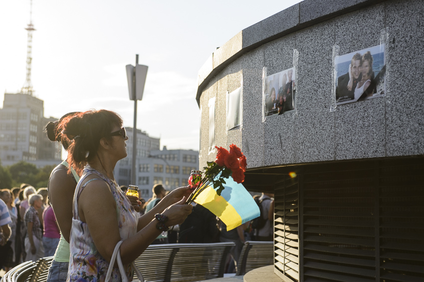 У Харкові пройшов мітинг-реквієм пам'яті загиблих в авіакатастрофі