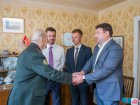 Герой Радянського Союзу Федір Пуртов приймає вітання з Днем міста