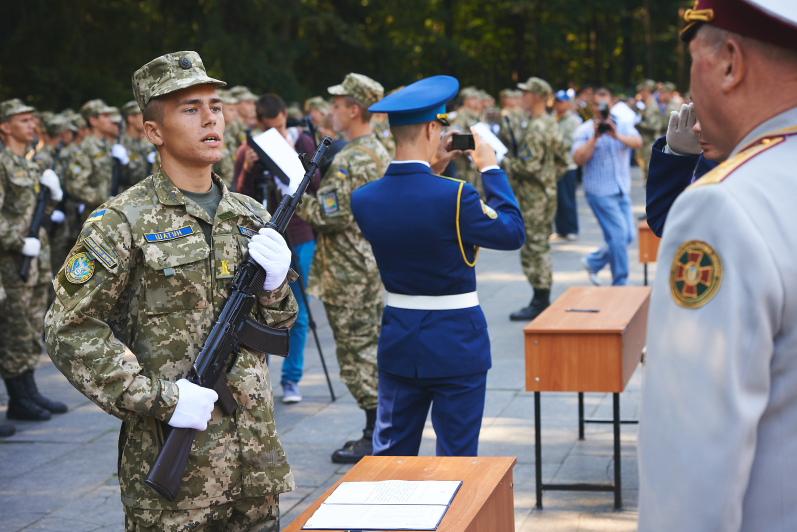 Курсанти першого курсу університету Повітряних Сил прийняли присягу