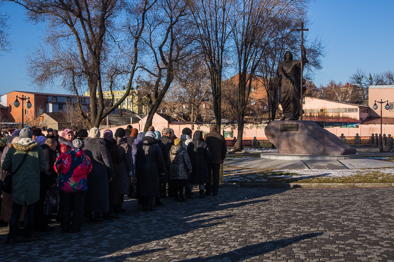 У Харкові провели молебень з нагоди року, що минає