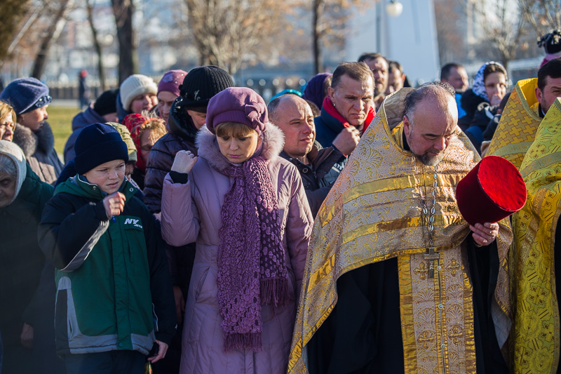 У Харкові провели молебень з нагоди року, що минає
