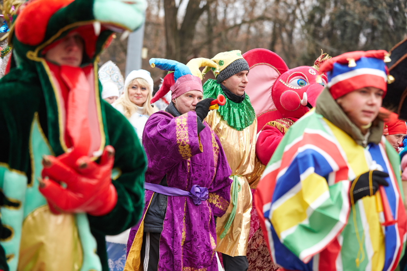 У Харкові вперше пройшов фестиваль-конкурс Дідів Морозів