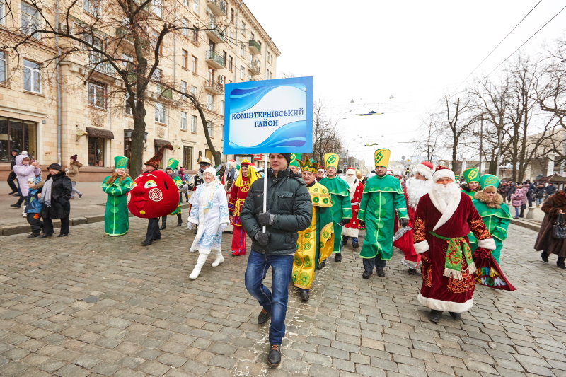 У Харкові вперше пройшов фестиваль-конкурс Дідів Морозів