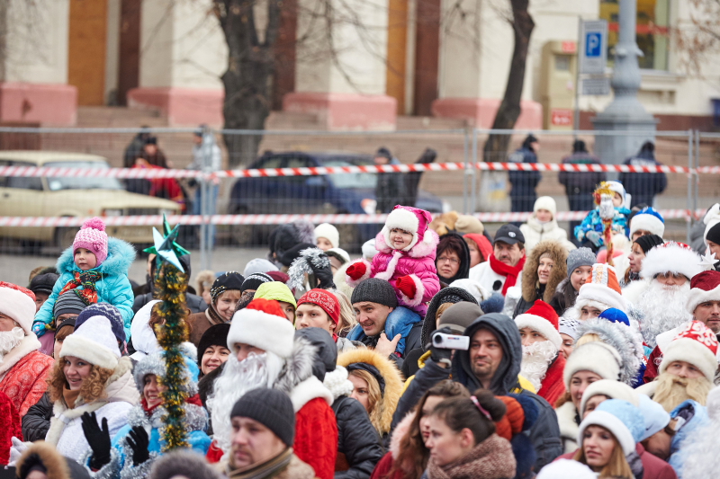 У Харкові вперше пройшов фестиваль-конкурс Дідів Морозів