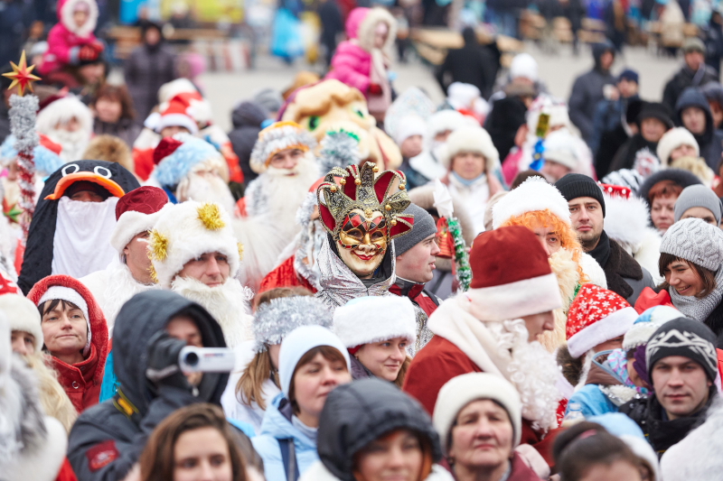 У Харкові вперше пройшов фестиваль-конкурс Дідів Морозів