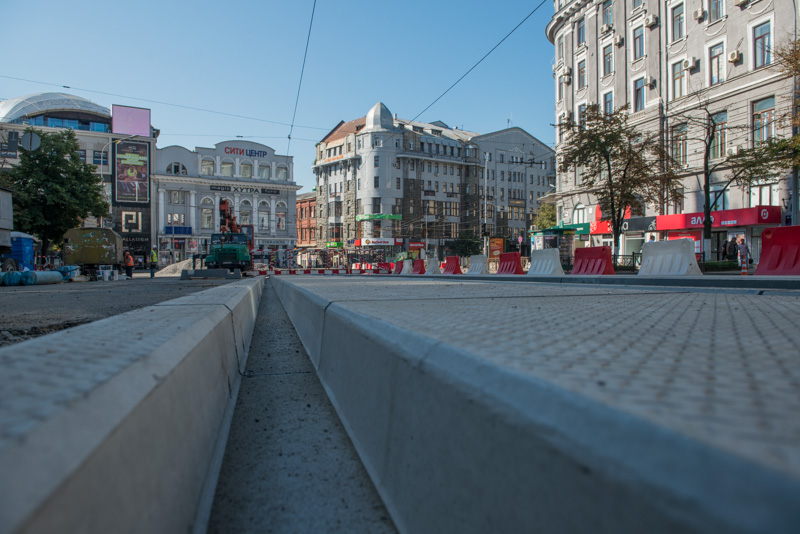 Трамвайні колії в центрі міста будуть безшумними і прослужать три десятки років