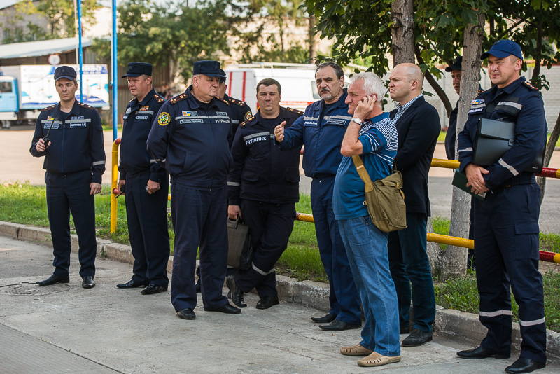 У Фрунзенському районі пройшли навчання сил цивільного захисту та рятувальників