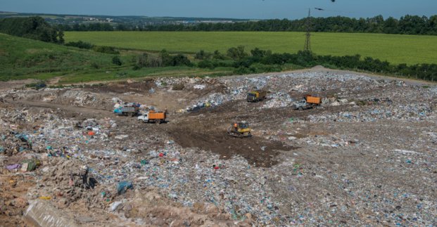 На Дергачівському полігоні стало менше сміття