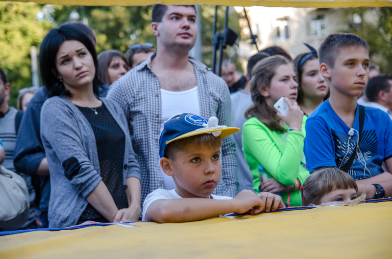 У саду Шевченка святкують День міста по-спортивному