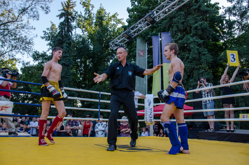 У саду Шевченка святкують День міста по-спортивному