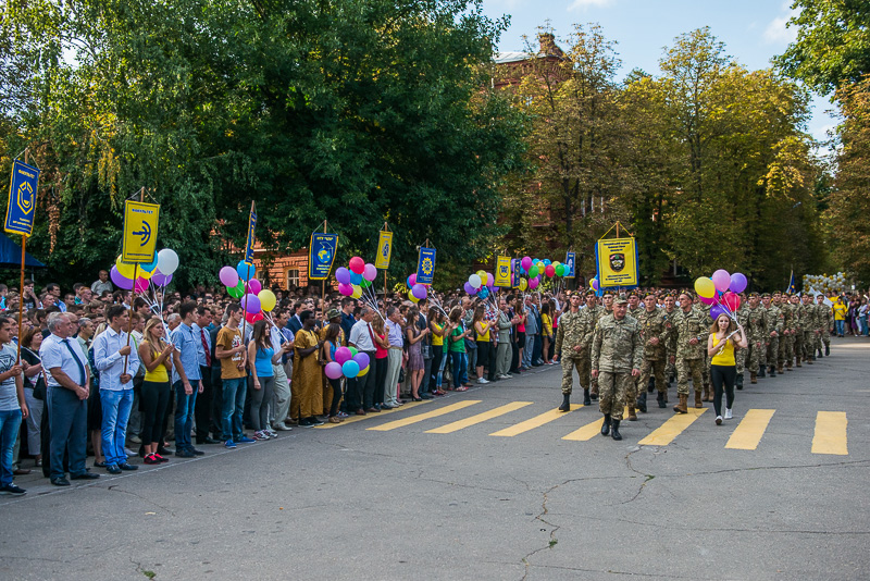 Першокурсників політехнічного університету посвятили в студенти