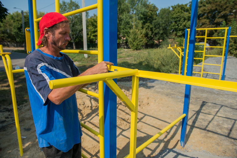 У Ленінському районі встановлять одинадцять майданчиків для занять стріт-воркаутом