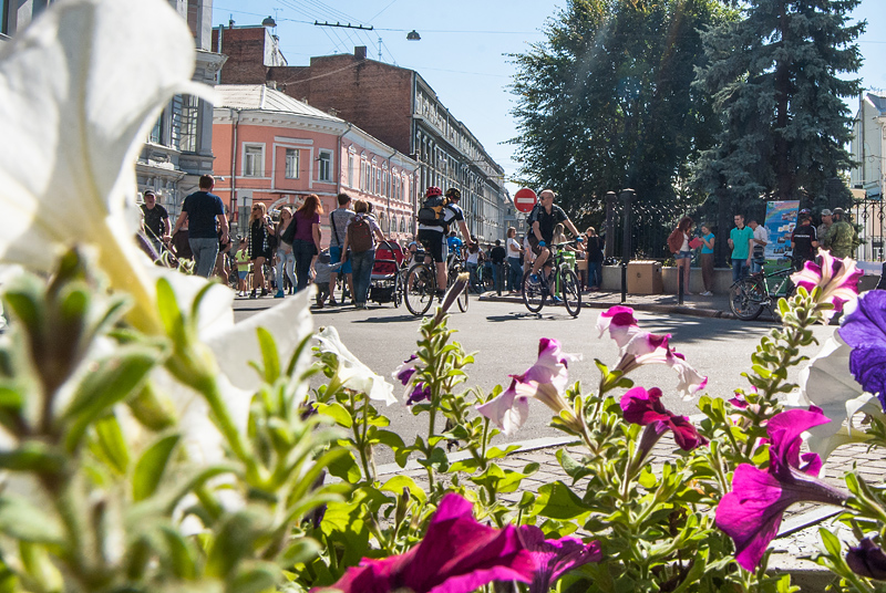 Вулиця Квітки-Основ'яненка на один день стала пішохідною