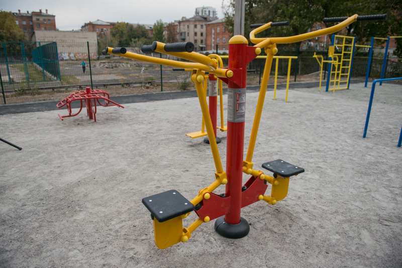 На проспекті Леніна відкрили новий спортмайданчик