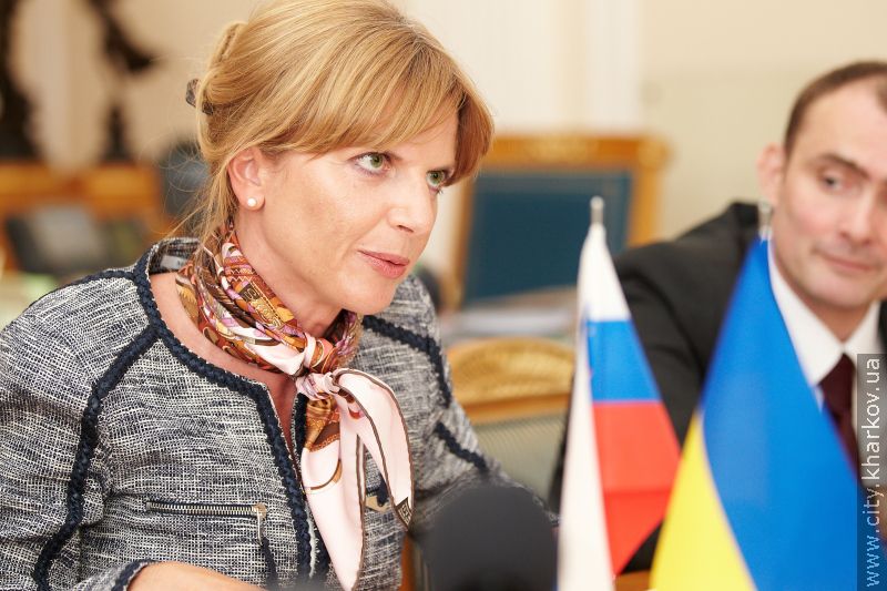 Геннадій Кернес провів робочу зустріч з тимчасовим повіреним у справах Республіки Словенія в Україні Наташею Прах