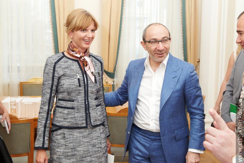Геннадій Кернес провів робочу зустріч з тимчасовим повіреним у справах Республіки Словенія в Україні Наташею Прах