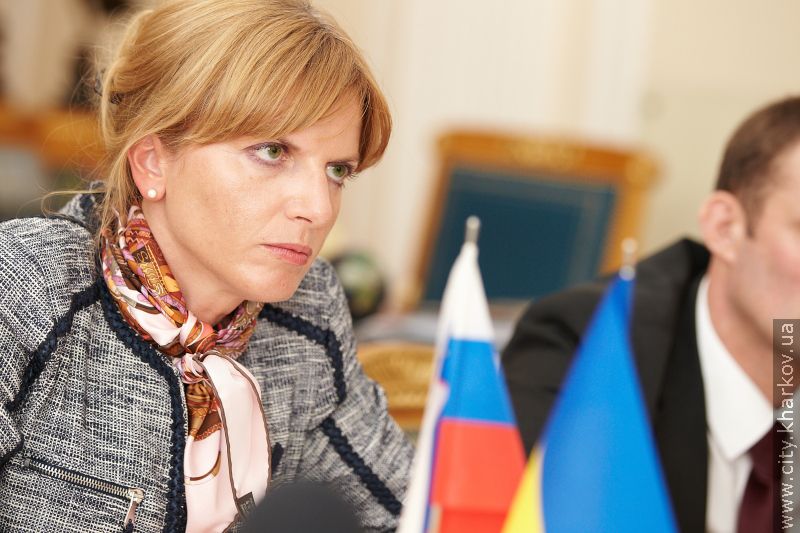 Геннадій Кернес провів робочу зустріч з тимчасовим повіреним у справах Республіки Словенія в Україні Наташею Прах