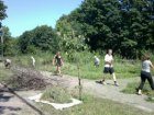 Під час суботника в Орджонікідзевському районі вивезли 250 куб.м сміття й прибрали 30 га території