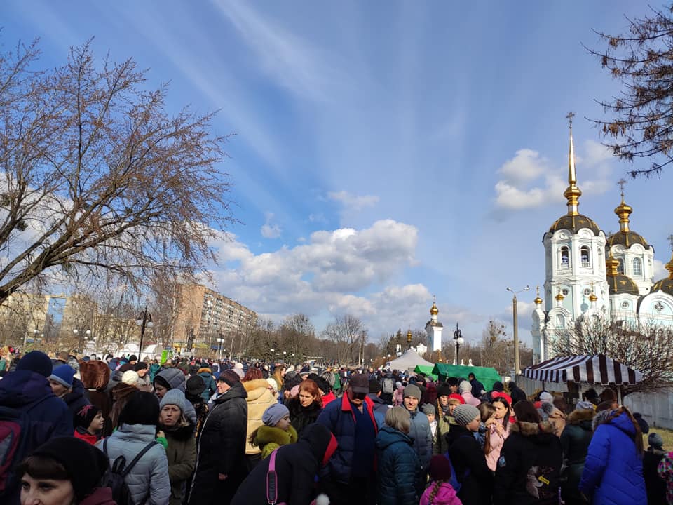 В Індустріальному районі відсвяткували Масляну