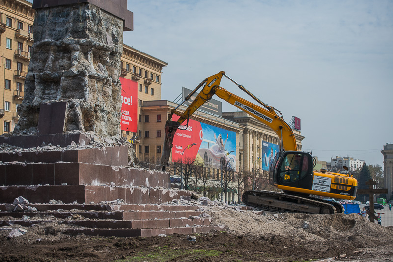 На місці пам'ятника Леніну на площі Свободи будувати нічого не планується